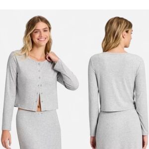 Auden Light Gray Women's Pajama Top Shirt